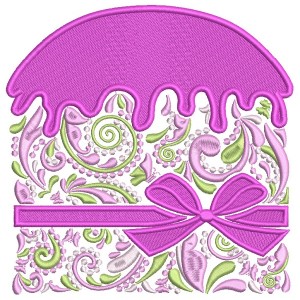 Ornate European Easter Bread Filled Machine Embroidery Design Digitized Pattern